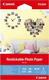 [A18994] CANON Restickable Photo Paper RP-101 4x6 (5 sheets) | RESTICKABLE PHOTO PAPER (RP-101)