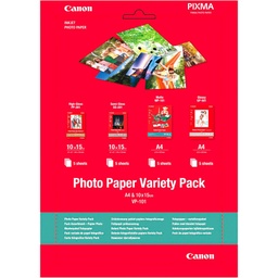 [A19001] CANON Photo Paper Variety Pack A4 &amp; 10 x 15cm VP-101 | VP-101 A4 &amp; 10x15 20SH