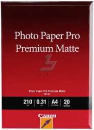[A19008] CANON Photo Paper Premium Matte A4 20 sheets | PM-101 A4 20SH
