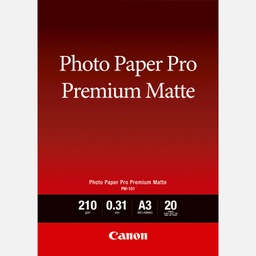 [A19009] CANON Photo Paper Premium Matte A3 20 sheets | PM-101 A3 20SH