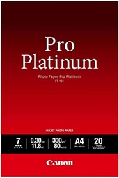 [A19017] CANON Pro Platinum Photo Paper (20 Sheets) | PT-101 A4 20SH