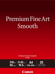 [A19022] CANON FINE ART PAPER Smooth A3 25 Sheets | FineArt Pap. FA-Smooth A3 25SH