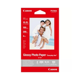[A19041] CANON Glossy Photo paper 4x6 100 Sheets | BJ MEDIA GP-501 4X6 100 SHEETS