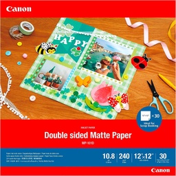 [A19044] CANON Double Sided Matte Paper MP-101 12x12 (30 sheets) | Double Sided Matte Paper MP-101 12x12