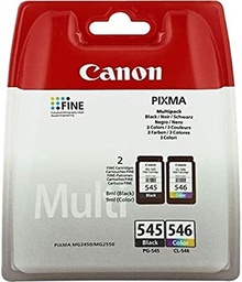 [A19057] CANON Ink Value Pack (Black &amp; Colour Cartridges) | PG-545/CL-546 Multi pack 