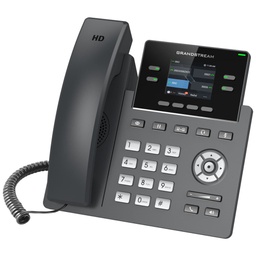 [A19956] Grandstream GRP-2612P - IP phone with 2 SIP accounts, 2 Fast Ethernet ports, PoE and up to 16 digita