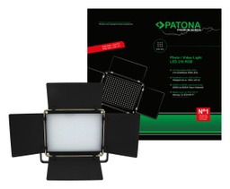 [A19979] PATONA Premium LED Photo and Video Light with 216 adjustable RGB LEDs